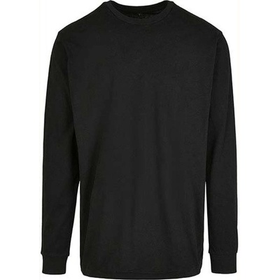 Build Your Brand pánské triko s dlouhým rukávem BY150 Black