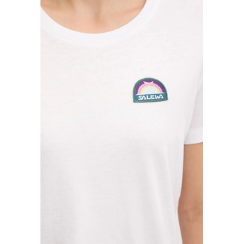 Salewa Тениска Salewa Eagle Anniversary дамска в бяло 00.0000029203 (00.0000029203)