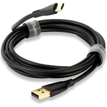 Image 1 of QED Кабел QED - Connect QE8184, USB-C/USB-A, 0.75m, черен (QE8184)