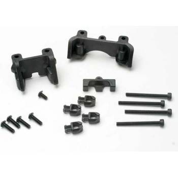 Traxxas Shock mounts (front & rear)/ wire clip (1)/ chassis wire cli, TRX5317 (TRX5317)