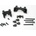 Traxxas Shock mounts (front & rear)/ wire clip (1)/ chassis wire cli, TRX5317 (TRX5317)