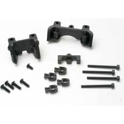 Traxxas Shock mounts (front & rear)/ wire clip (1)/ chassis wire cli, TRX5317 (TRX5317)