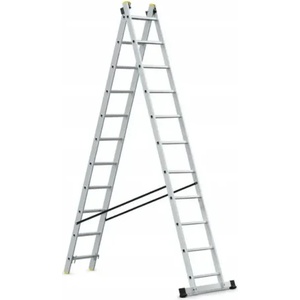 AWTools Алуминиева сгъваема стълба AWTools AW23074/ 2x11 (AW23074)