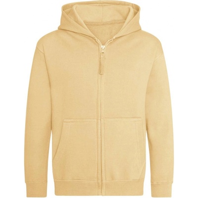 Just Hoods dětská mikina na zip College pouštní písek