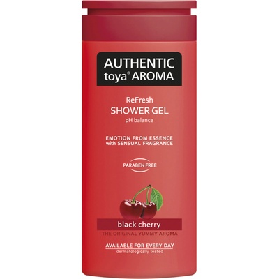 Authentic Toya Aroma Black Cherry sprchový gél 400 ml