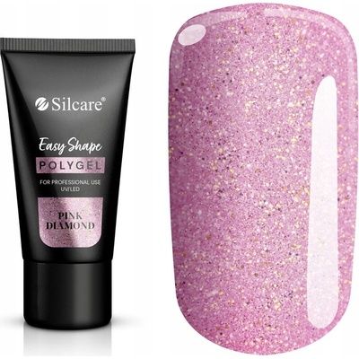 Silcare Acrylgel Polygel Acrylgel Uv Led Easy Shape Pink Diamond 30 g
