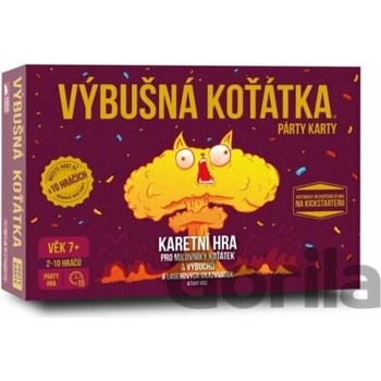 Asmodee Výbušná koťátka: Párty karty