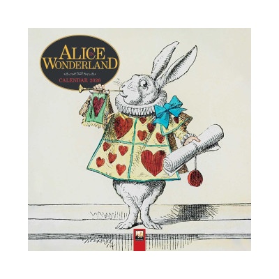 Flame Tree Publishing Science Museum: Alice's Adventures in Wonderland Wall Calendar 2026 (Art Calendar) | Flame Tree Publishing