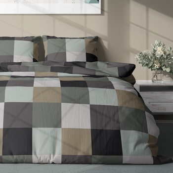 Image 1 of Dilios Двоен спален комплект с един плик ДИОН 3 части 100% вискоза