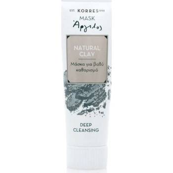 Image 1 of KORRES Освежаваща, почистваща маска с бяла глина , Korres Deep Cleansing Mask Natural Clay 18ml