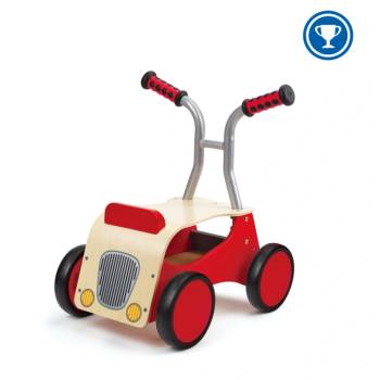 Hape Колело на четири гуми - Червено