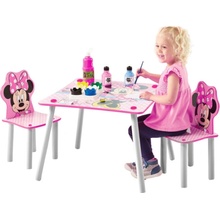 BHome dětský stůl s stoličkami myška Minnie