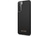 GUESS Iridescent Leather Hard Case - дизайнерски кожен кейс за Samsung Galaxy S21 (черен)