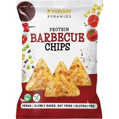 POPCROP Proteínové pečené chipsy s barbecue príchuťou 60 g