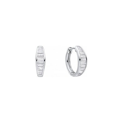 Diamonfire strieborné náušnice E6600
