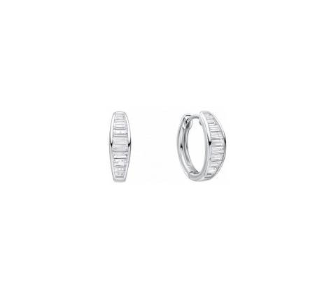 Diamonfire strieborné náušnice E6600