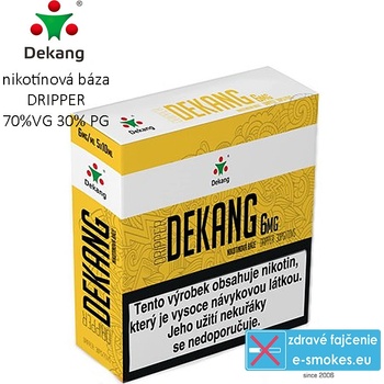 Dekang Nikotinová báza Dripper PG30/VG70 6mg 5x10ml