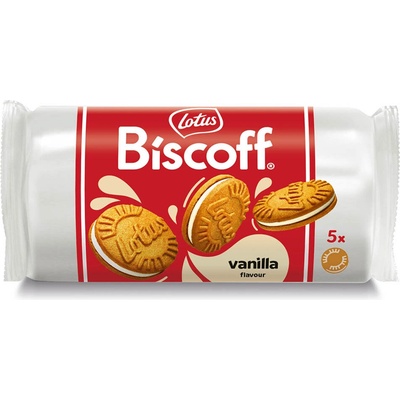 Lotus Biscoff Sušienky plnené krémom s vanilkovou príchuťou 50 g