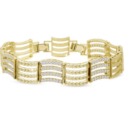 Biju Pozlacený náramek se třpytivými zirkony 2903 2002903