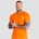GymBeam Тениска TRN Fitted Orange XXL