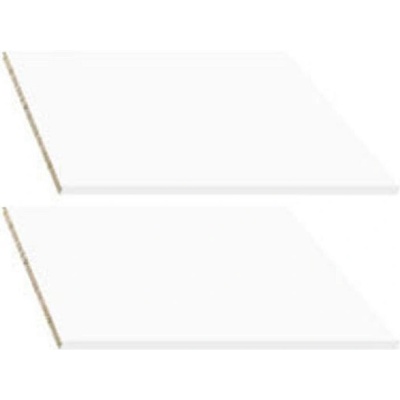 BRW Рафтове за гардероб 2 броя nepo plus szf3d2s бяло