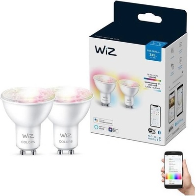 WiZ SADA 2x LED RGBW Stmievateľná žiarovka PAR16 GU10/4,7W/230V 2200-6500K Wi-Fi WiZ WI0146