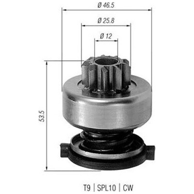 Pastorek, startér MAGNETI MARELLI 940113020226
