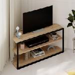 TopMebel Ъглово ТВ обзавеждане Echo TopMebel от меламин в цвят сапфирен дъб 98x37x45cm