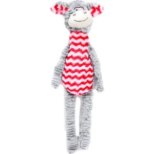Freedog Dog Toy - Плюшено магаре със звук - червено, 45 см