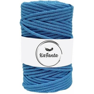 Bavlnená šnúra KaFanta 5 mm - nebesky modrá