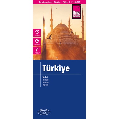 mapa Turkey 1:1,1 mil. voděodolná