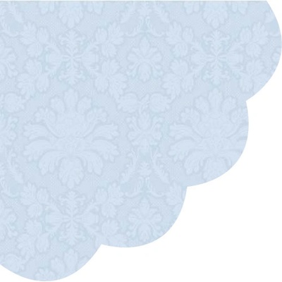 PAW servítky inspiration perforated light blue 32cm