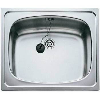 Teka Иноксова мивка за вграждане, гладка, за шкаф със светъл отвор 60 см Е 60 1С (М.550)