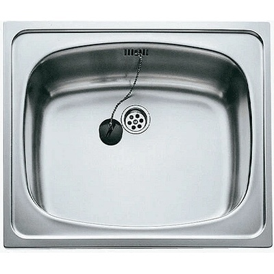 Teka Иноксова мивка за вграждане, гладка, за шкаф със светъл отвор 60 см Е 60 1С (М.550)