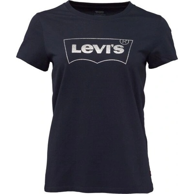 Levi's Bavlnené tričko tmavomodrá