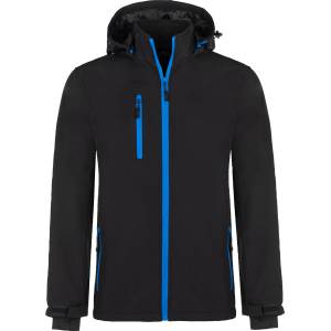 DYKENO tara 012-k48m / Мъжко софтшел яке - черно/синьо xl (012-k48m-40-xl)