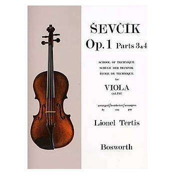 Bosworth Noty pro violu Viola Studies School Of Technique Parts 3 And 4
