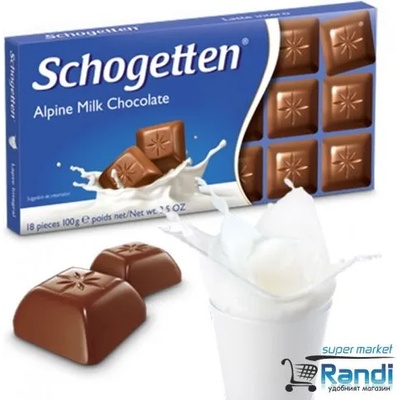Schogetten Шоколад Schogetten млечен 100гр