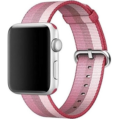 Apple Оригинална текстилна каишка за Apple Watch 42мм, 44мм, 45мм, 46мм, Ultra, Ultra 2, Ultra 3 49мм - Apple Watch Woven Nylon Band Berry (MPW3ZM/A)
