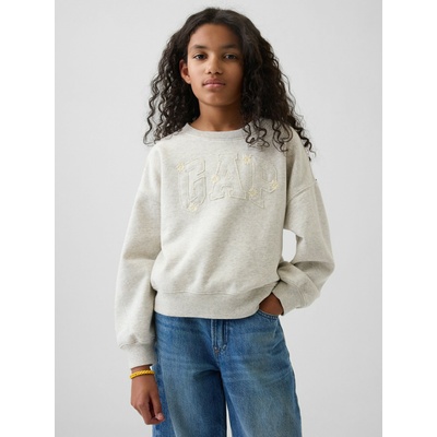 Детски суитшърт с лого VintageSoft GAP GAP | Siv | Момичешки | XXL