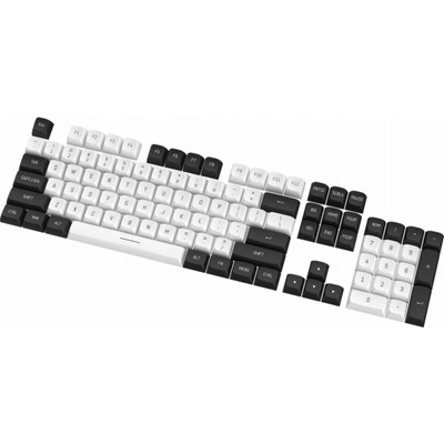 Redragon PBT Doubleshot Keycap A132 Black-White – Zboží Živě