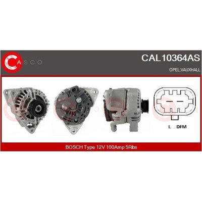 ALTERNATOR 12V 100A CAL10364AS
