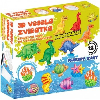 Kids World magnetky 3D veselé zvieratká