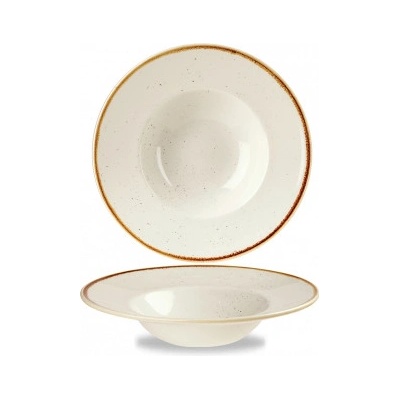 CHURCHILL Stonecast Barley white Talíř s širokým okrajem 24 cm