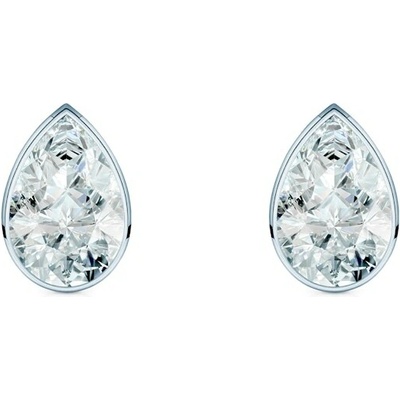 SAVICKI Náušnice Pure biele zlato, diamanty PURE-K-PE-009-DIA-B