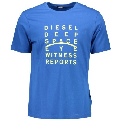 Diesel Stylové pánské tričko s krátkým rukávem Blue