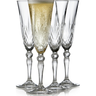 LyngbyGlas Чаши за шампанско Melodia 160 мл 4 бр (916096)