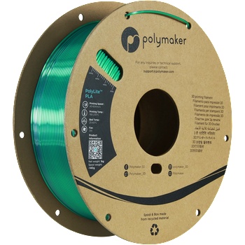 Polymaker PolyLite Dual Silk PLA Jadeite Green-Chrome - 1, 75 mm / 1000 g (PA03028)