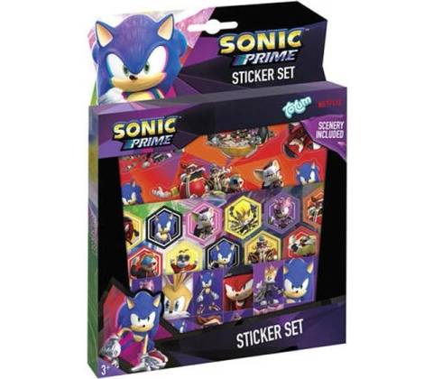 Sonic darčekový box so samolepkami