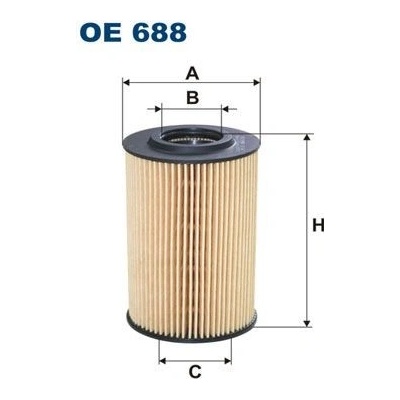 FILTRON Olejový filter OE 688